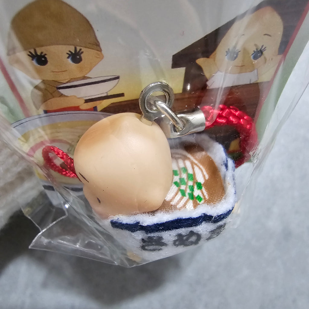 Kagawa Sanuki Udon Kewpie Baby Doll Keychain Trinket Japan