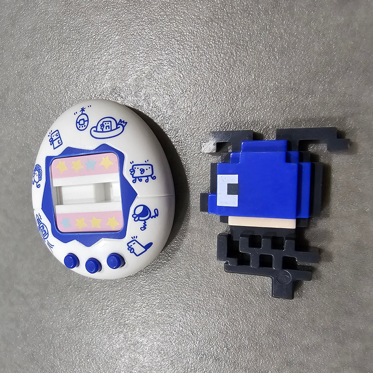 Tamagotchi Choco Surprise Mini Figure Standee - Zukitchi Figure & Shell Set