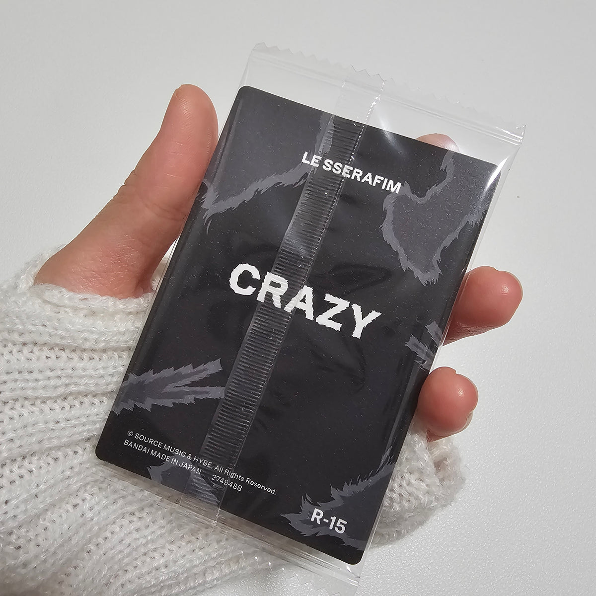 LE SSERAFIM EUNCHAE "CRAZY" Wafer Photocard Sticker K-Pop (R-15)