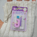 Purple Hanging Tool Mascot Keychain Charm Trinket
