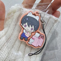 Idolm@ster SideM Jun Fuyumi x Sanrio Nyani Nyufrenyv Rubber Mascot Keychain