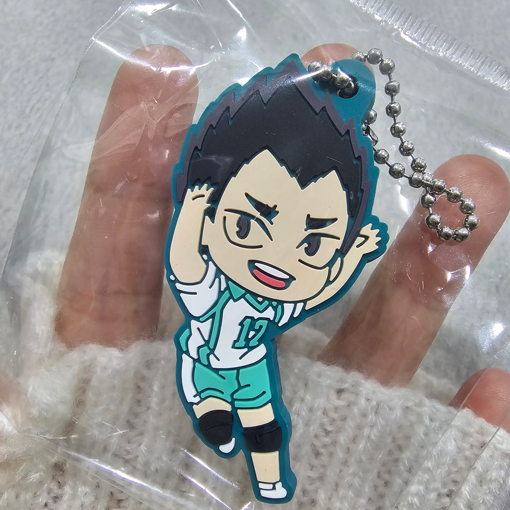 Haikyuu!! Yutaro Kindaichi #12 Deforaba! Aoba Johsai Rubber Keychain