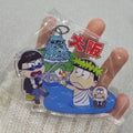 Osomatsu-san Osaka Castle Acrylic Keychain - Karamatsu & Choromatsu Japan Exclusive