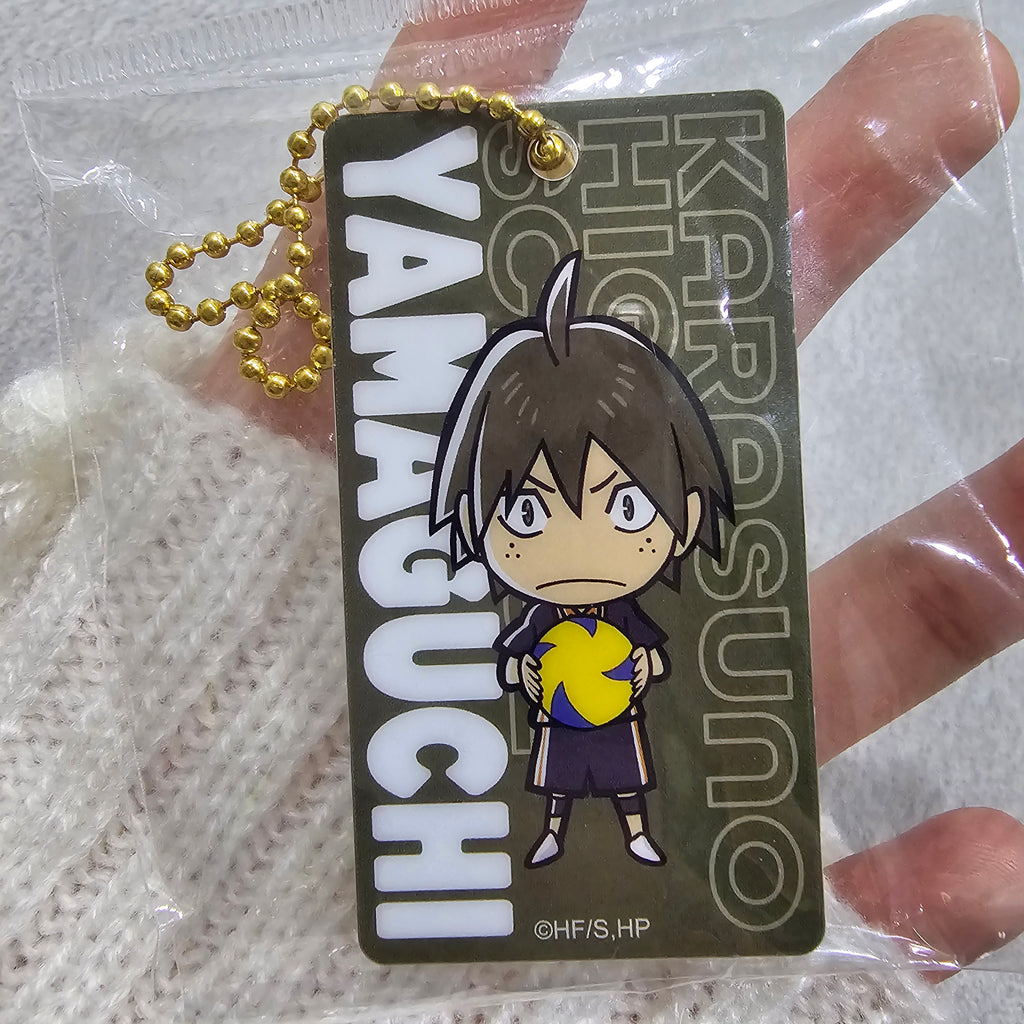 Haikyu!! Tadashi Yamaguchi Acrylic Keychain – Karasuno Chibi Volleyball Charm
